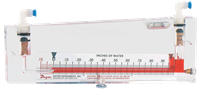 Series 250-AF Inclined Manometer Air Filter Gauge